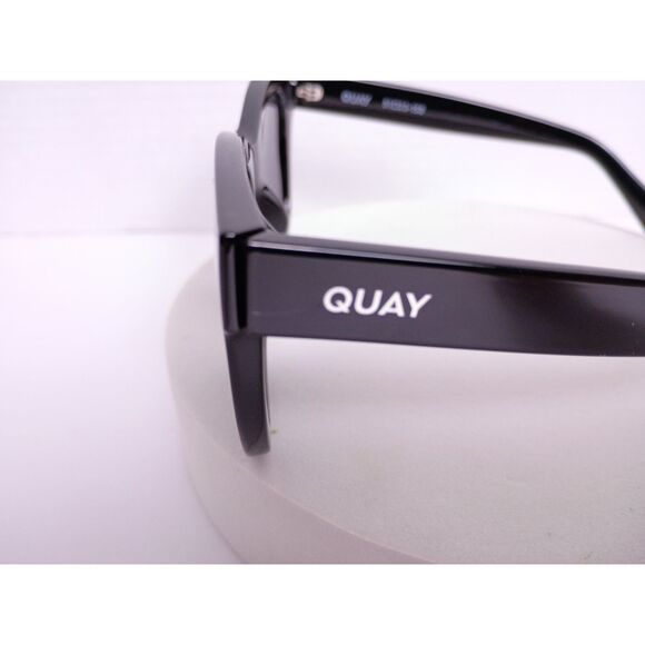 QUAY After Hours 51-23-150 Matte Black Smoke Lens Polarized Square Sunglasses - Picture 10 of 15
